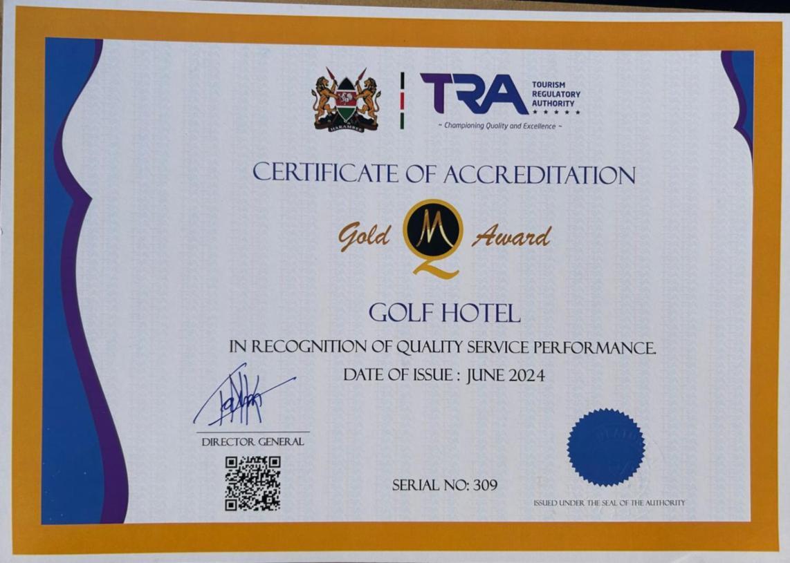 Golf Hotel Kakamega ภายนอก รูปภาพ